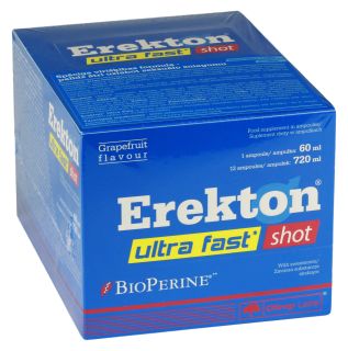 OLIMP LABS Erekton Ultra Fast Shot šķidrums, 12 gab.