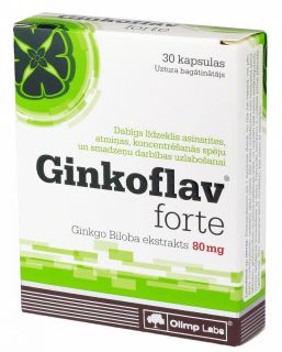 OLIMP LABS Ginkoflav Forte 80 mg kapsulas, 30 gab.