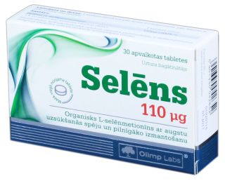 OLIMP LABS Selēns tabletes, 30 gab.