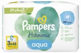 PAMPERS Harmonie Aqua (3x48) mitrās salvetes, 144 gab.