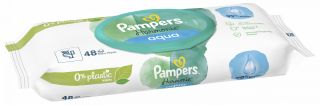 PAMPERS Harmonie Aqua mitrās salvetes, 48 gab.