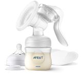 PHILIPS Avent Lotus pudelīte un manuālais piena pumpis, 1 gab.