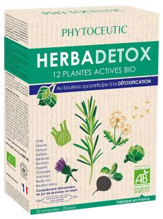 PHYTOCEUTIC Herbadetox 10 ml ampulas, 20 gab.