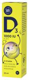 RFF D3 1000 IU pilieni, 20 ml