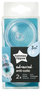 TOMMEE TIPPEE Anti-Colic 3 m+ knupis, 2 gab.