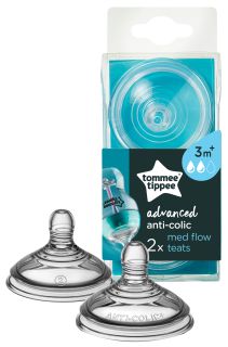 TOMMEE TIPPEE Anti-Colic 3 m+ knupis, 2 gab.