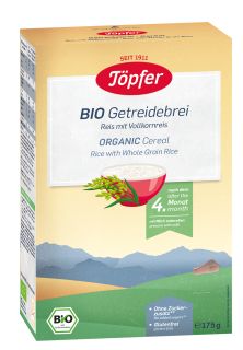 TOPFER Bio Rīsu no 4 mēn. biezputra, 175 g