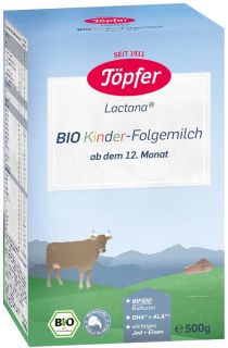 TOPFER Lactana Bio no 12 m. piena maisījums, 500 g