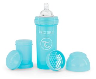 TWISTSHAKE Anti-Colic 2+ mēn. (gaiši zila) pudelīte, 260 ml