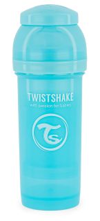 TWISTSHAKE Anti-Colic 2+ mēn. (gaiši zila) pudelīte, 260 ml