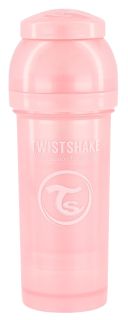 TWISTSHAKE Anti-Colic 2+ mēn. (rozā) pudele, 260 ml