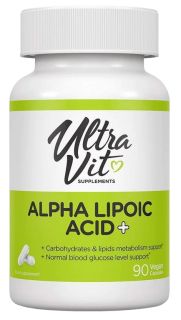 ULTRAVIT Alpha Lipoic Acid kapsulas, 90 gab.