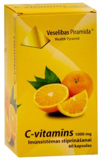 VESELĪBAS PIRAMĪDA 1000 mg tabletes, 60 gab.