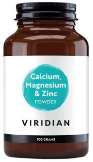 VIRIDIAN Calcium Magnesium & Zinc pulveris, 100 g