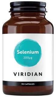 VIRIDIAN Selenium 200 µg kapsulas, 90 gab.