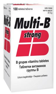 VITABALANS Multi-B Strong tabletes, 100 gab.