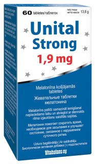 VITABALANS Unital Strong 1.9 mg sūkājamās tabletes, 60 gab.