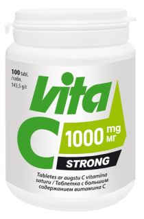 VITABALANS Vita C Strong 1000 mg tabletes, 100 gab.