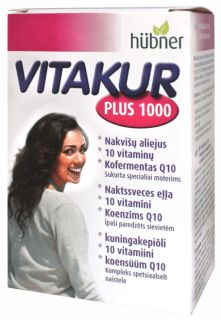 VITAKUR PLUS 1000 kapsulas, 30 gab.