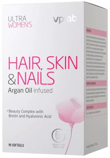 VPLAB Ultra Women's Hair, Skin & Nails mīkstās kapsulas, 90 gab.