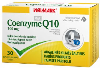 WALMARK Coenzyme Q10 Forte 100 mg kapsulas, 30 gab.