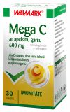 WALMARK Mega C ar apelsīnu garšu 600 mg tabletes, 30 gab.