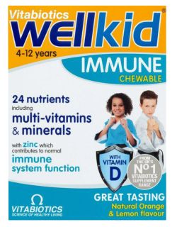 WELLKID Immune košļājamās pastilas, 30 gab.