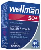 WELLMAN 50+ tabletes, 30 gab.