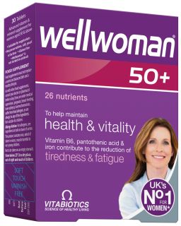 WELLWOMAN 50+ tabletes, 30 gab.