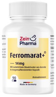 ZEINPHARMA Ferromarat+ 14 mg Eisen kapsulas, 90 gab.