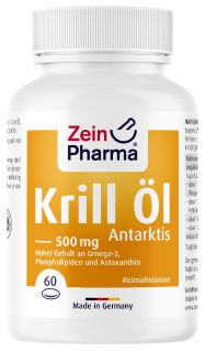 ZEINPHARMA Krila eļļa 500 mg kapsulas, 60 gab.