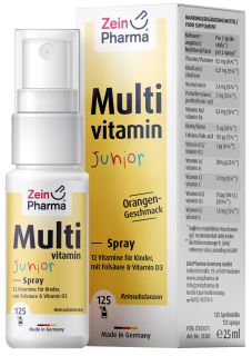 ZEINPHARMA Multivitamin Junior Spray izsmidzināms līdzeklis, 25 ml