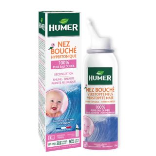 HUMER Hypertonic Sea Water for Nasal Congestion for Children deguna aerosols, 50 ml