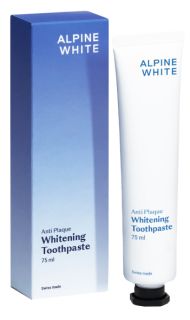 ALPINE WHITE Whitening Anti Plaque zobu pasta, 75 ml