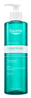 EUCERIN DermoPure Clinical Gentle attīroša želeja, 400 ml