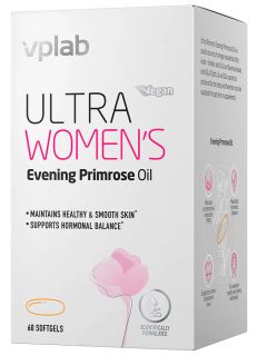 VPLAB Ultra Women's Evening Primrose mīkstās kapsulas, 60 gab.