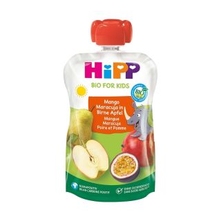 HIPP mango un pasifloras augļu, no 1 gada biezenis, 100 g