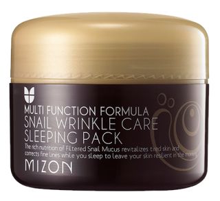 MIZON Snail Wrinkle Care Sleeping Pack sejas maska, 80 ml